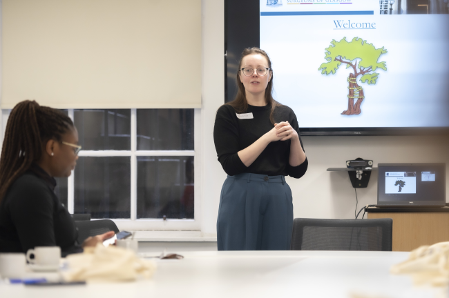 Presentation in William Cullen room